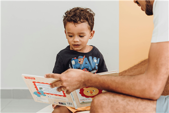 Boy reading