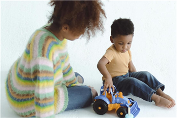 Boy with Truck