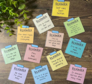 Affirmation post it notes