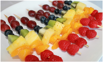 Rainbow fruits