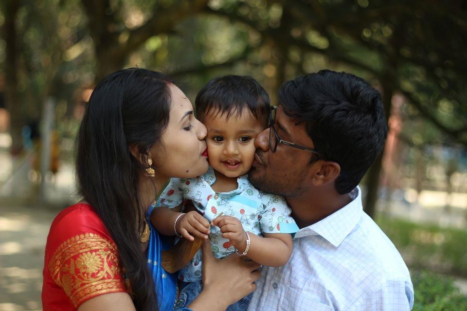 Parents with toddler